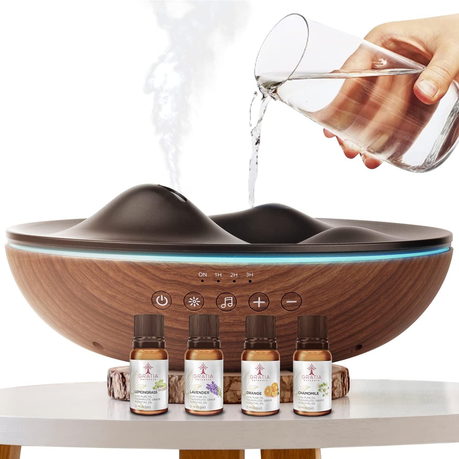 Innouvative Aromatherapy Oil Diffuser with Essential Oil Set