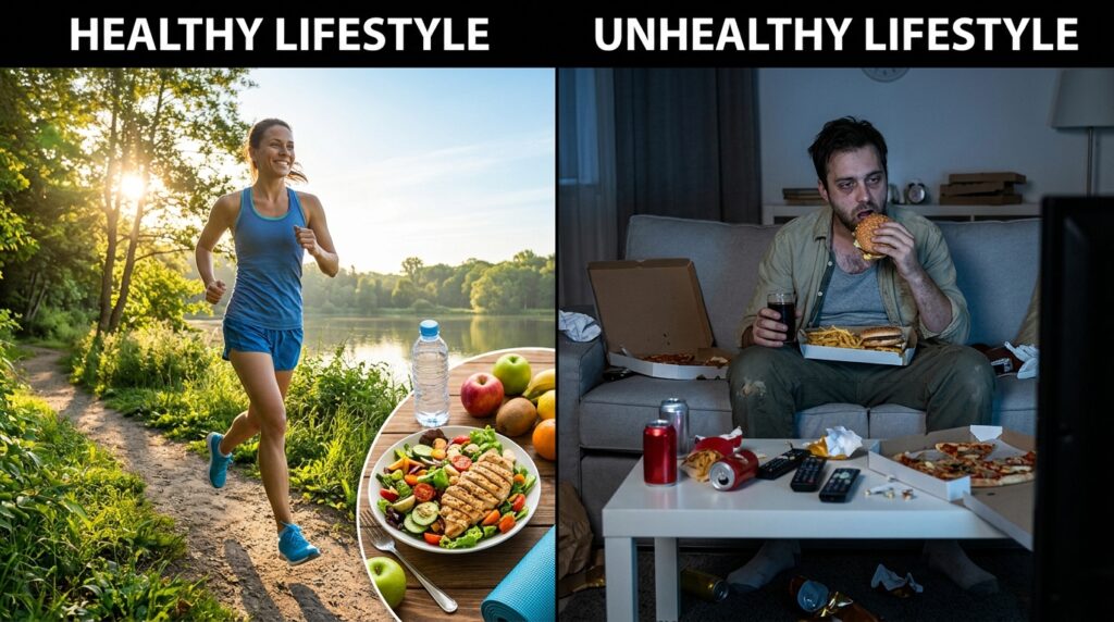 Healthy lifestyle reducing hypertension risk