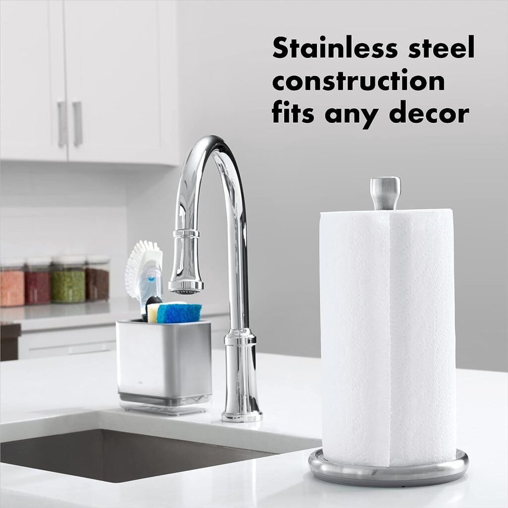 The OXO Good Grips Steady Paper Towel Holder