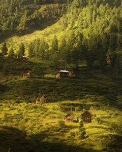 Village Halmet in Neelum Valley