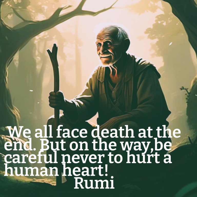 We all face death in the end