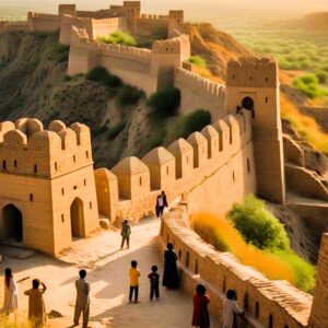 The Wall of Sindh in Ranikot