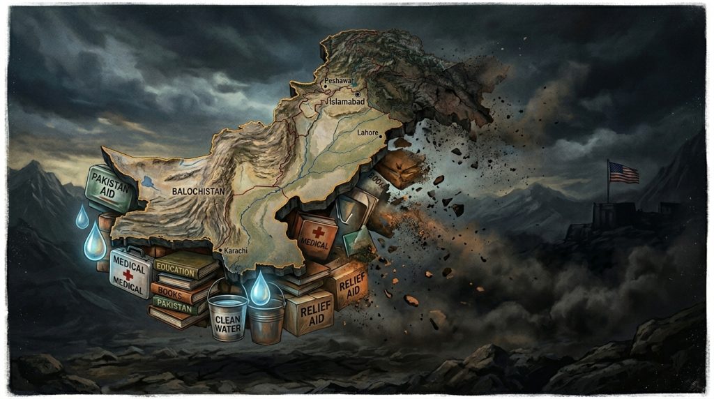 USAID aid impact in Pakistan showing fading humanitarian support and geopolitical influence