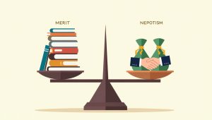 میرٹ بمقابلہ اقربا پروری