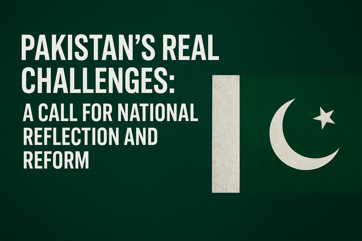 Pakistan’s Real Challenges: A Call for National Introspection