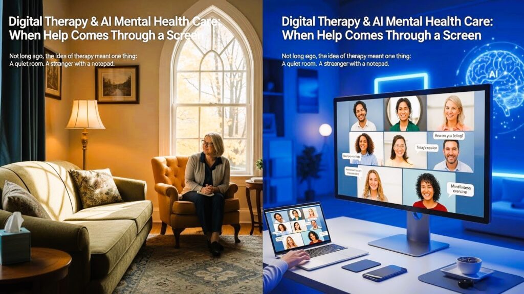 مصنوعی ذہانت اور ڈیجیٹل تھراپی کے ذریعے ذہنی صحت کی دیکھ بھال