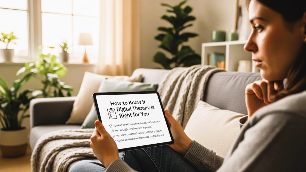 کن لوگوں کے لیے ڈیجیٹل ذہنی صحت زیادہ فائدہ مند ہے؟