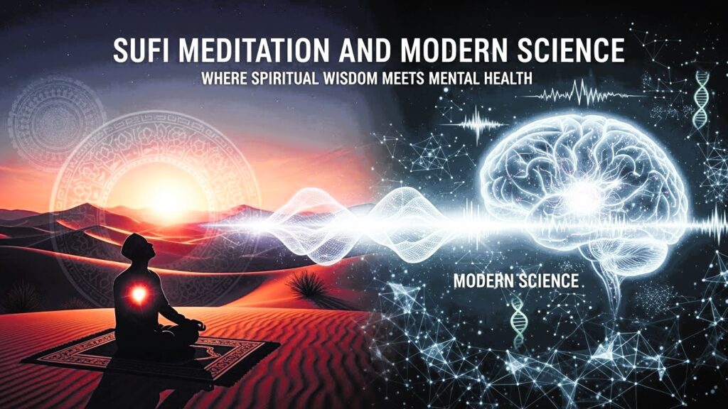صوفی مراقبہ اور جدید سائنس: جہاں روحانی حکمت دماغی صحت سے ملتی ہے۔
