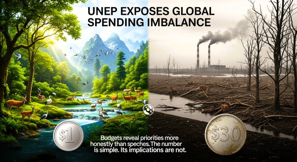 $1 to Save Nature, $30 to Destroy It : UNEP Report