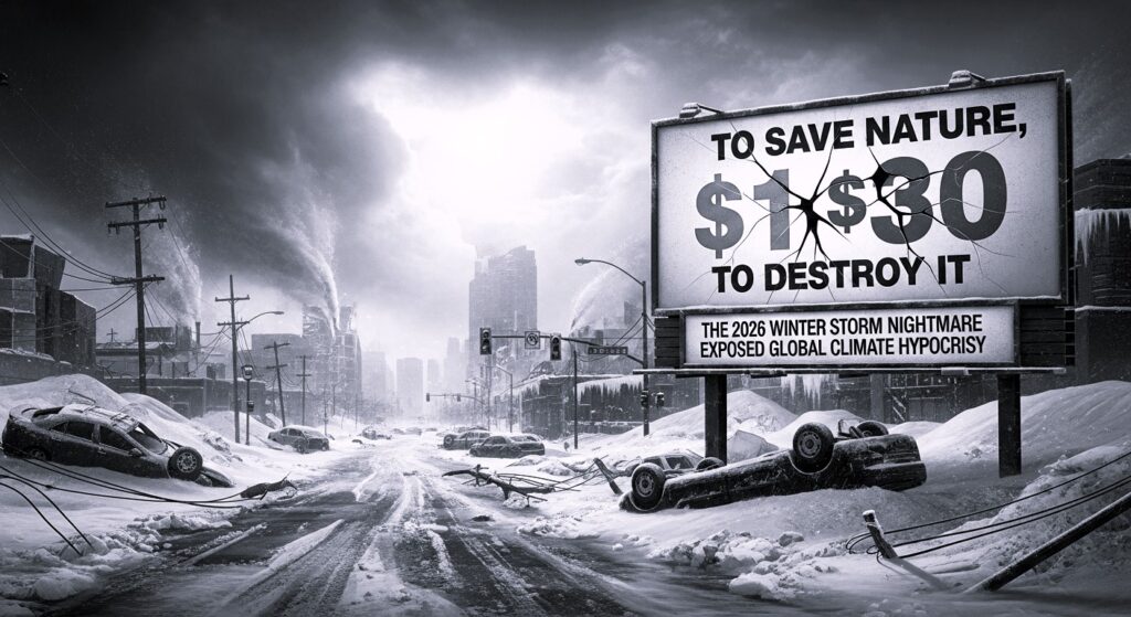 2026 Winter Storm Nightmare Exposed Global Climate Hypocrisy