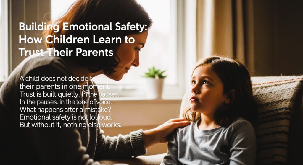 Building Emotional Safety: How Children Learn to Trust Their Parents