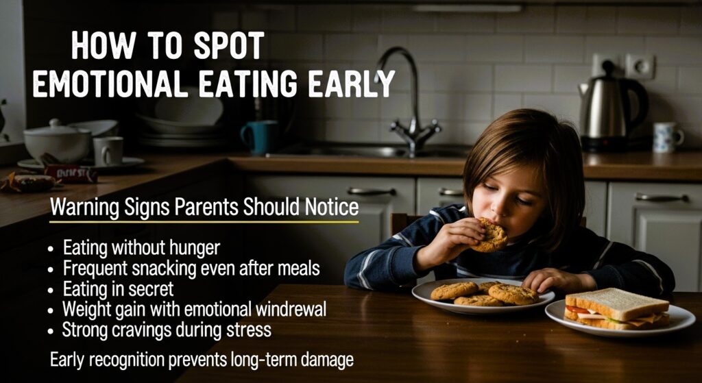 جذباتی کھانے کو جلدی کیسے پہچانا جائے۔