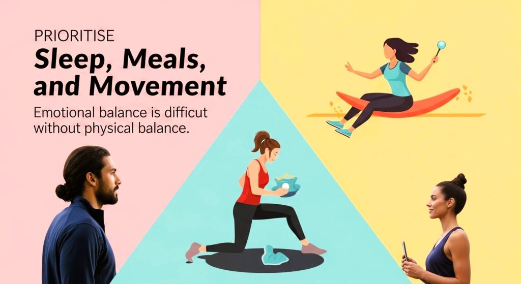 Prioritise Sleep, Meals, and Movement