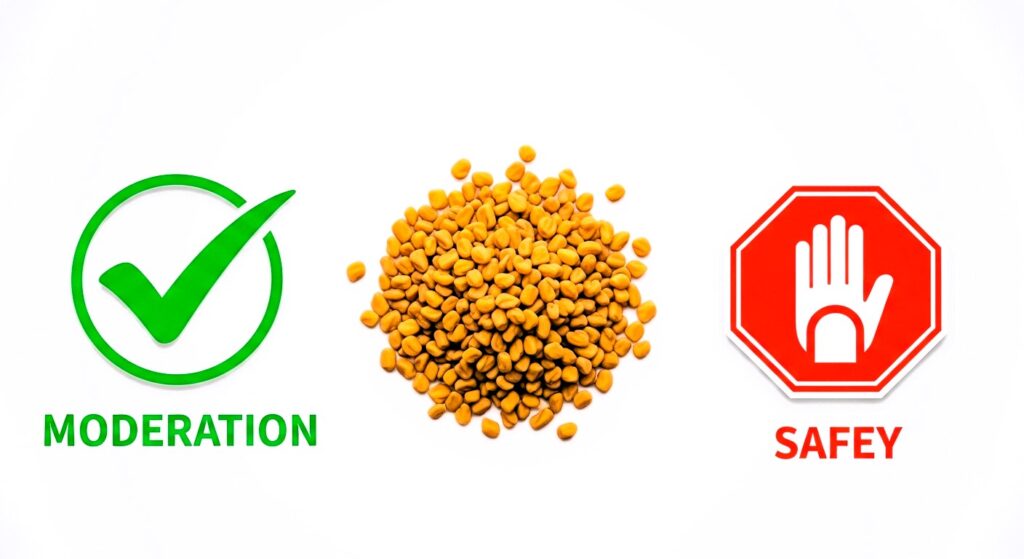 میتھی کے بیجوں کی حفاظت اور احتیاطی تدابیر۔