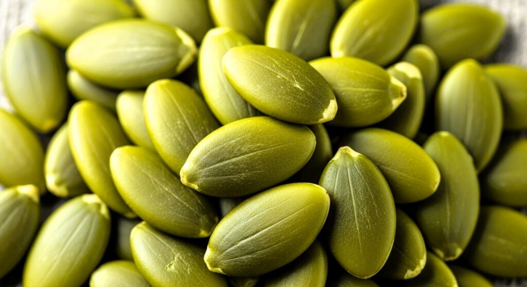 High-quality raw pepitas for magnesium and mineral support.