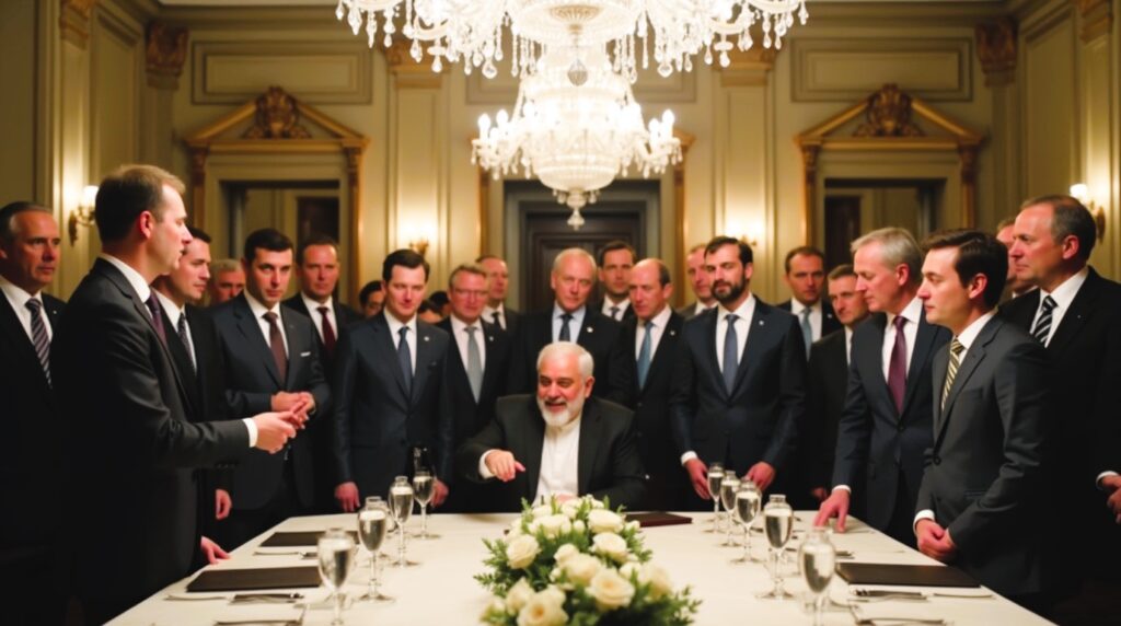 Iran nuclear deal JCPOA signing ceremony in Vienna 2015