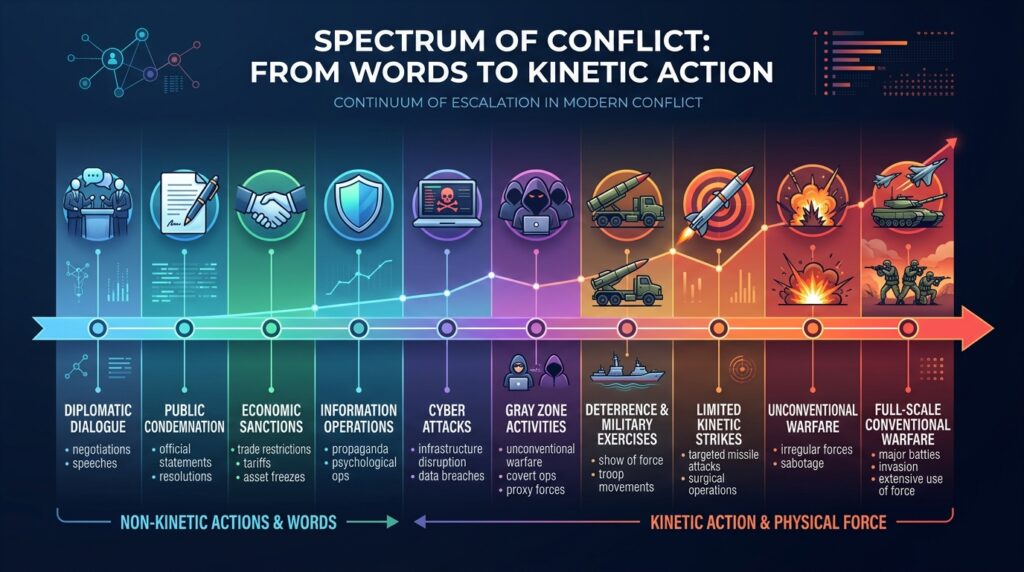 Comparison chart of Sun Tzu’s strategies vs. modern algorithmic information warfare