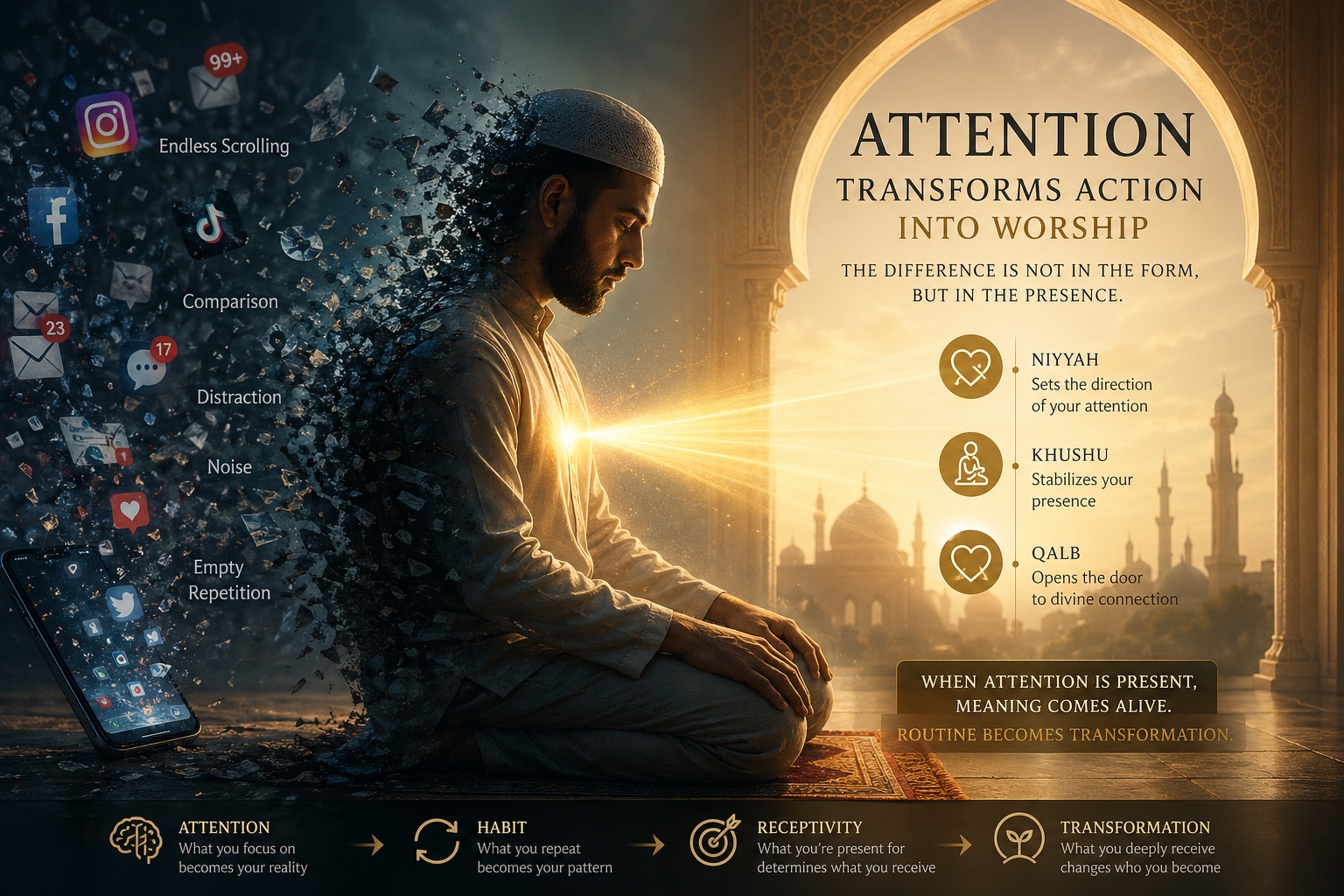 Attention, Habit, and Inner Presence in Human Action and ʿIbādah