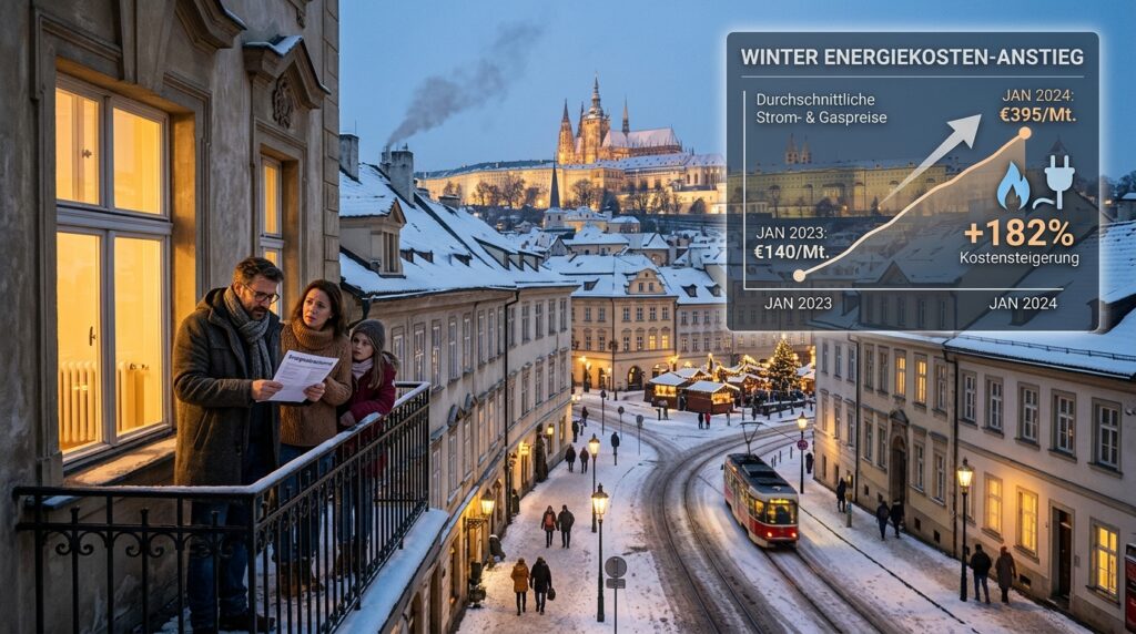 European households facing high heating and energy costs