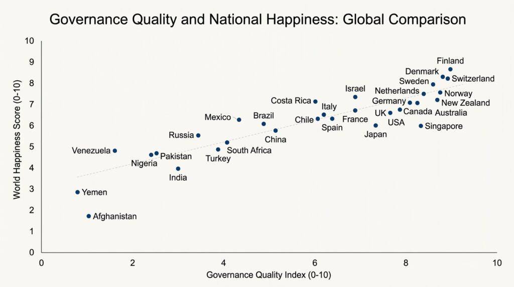 The Architecture of Happiness: How Governance Shapes Well-Being