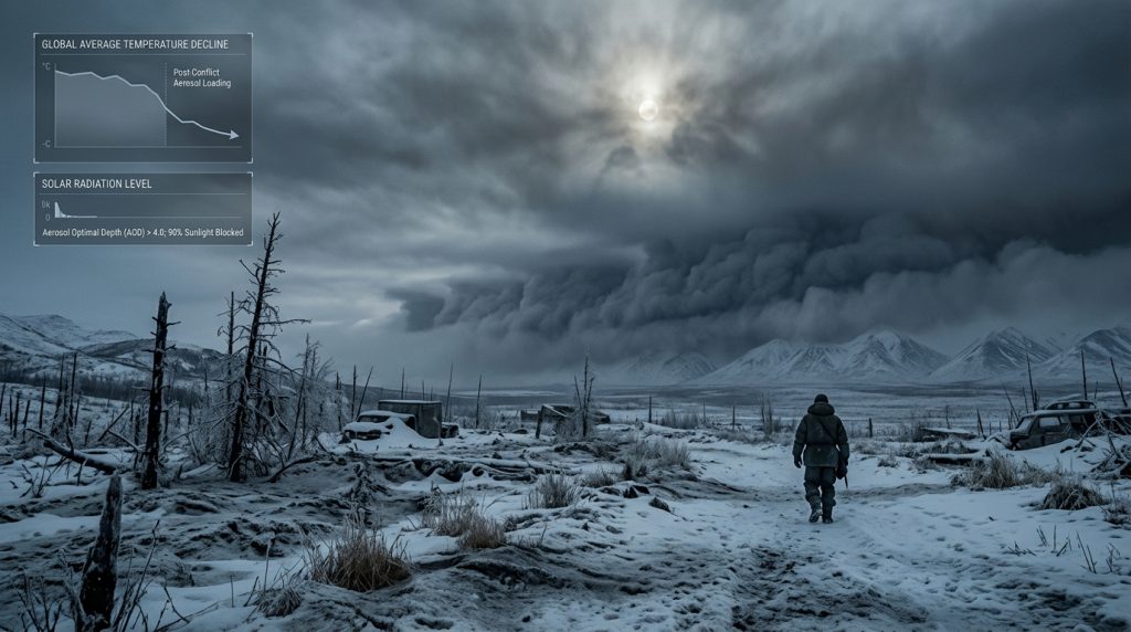 Illustration Climate Impact: Nuclear Winter Beyond the Battlefield