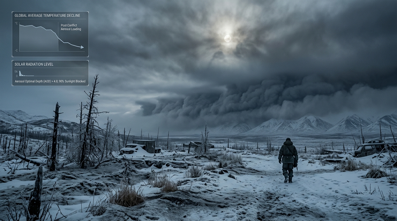 Illustration Climate Impact: Nuclear Winter Beyond the Battlefield