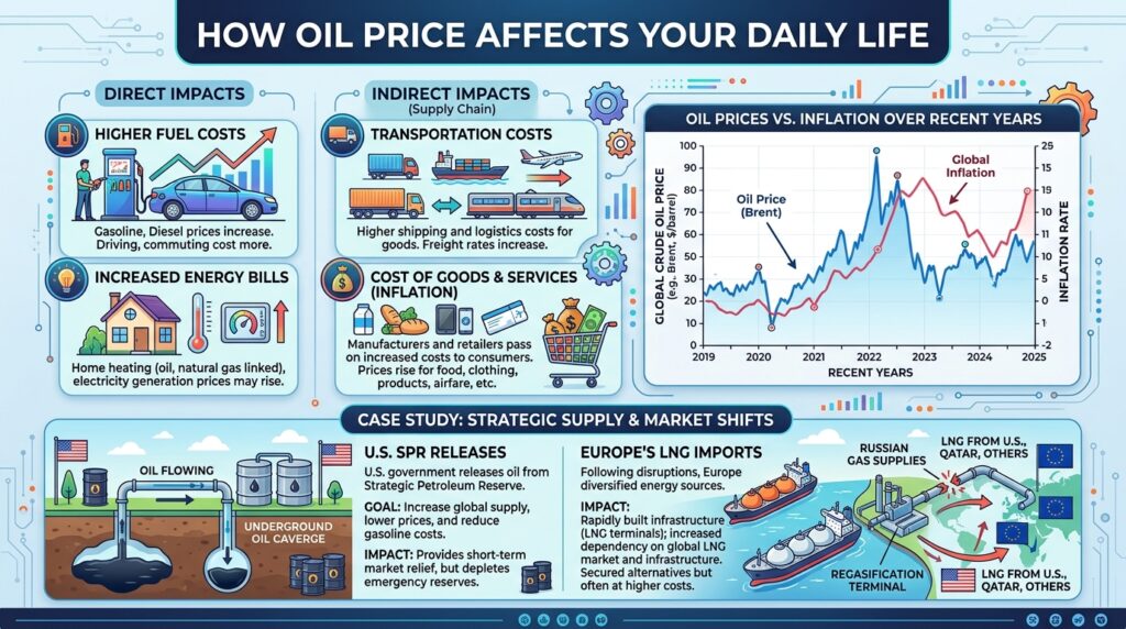 Oil cisis hits everuone, Everyday Analogy