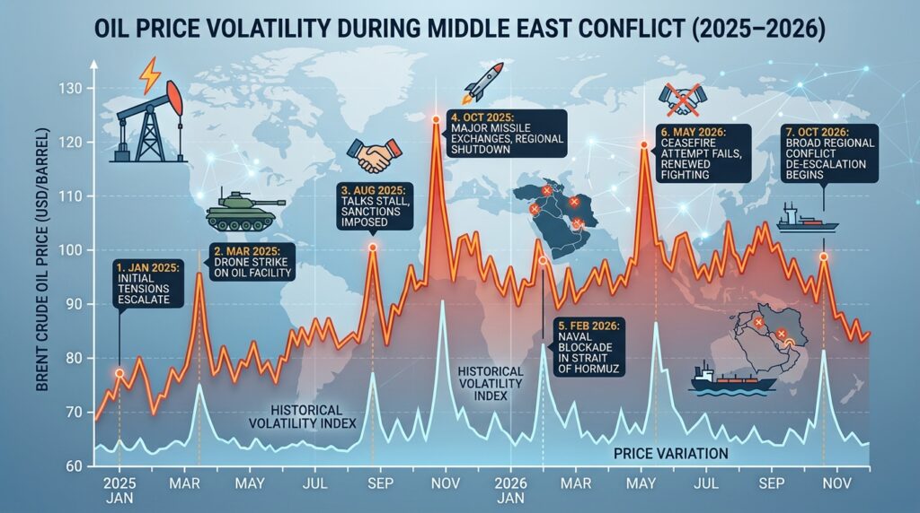 Energy market reaction to geopolitical instability
