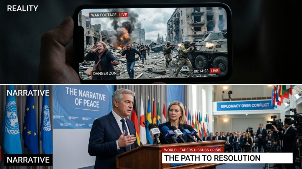 اعلان کے بغیر امریکی جنگ۔سوشل میڈیا پیراڈوکس