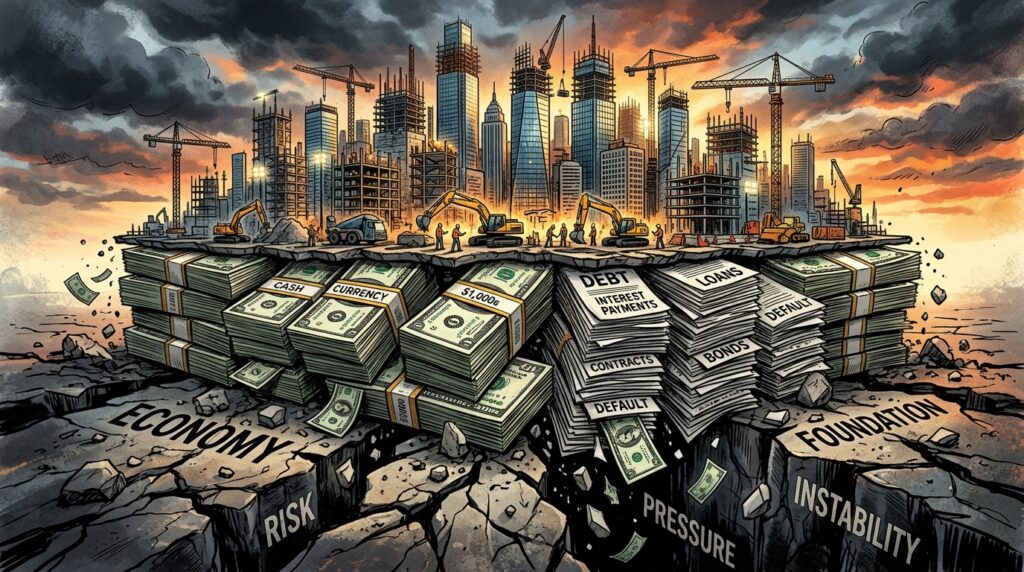 City_skyline_on_money_debt
