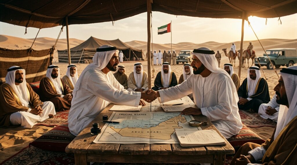 Gulf_Arab_leaders_forming_UAE_