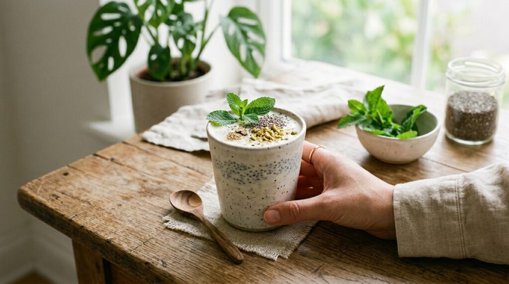 Raw Lassi: Ancient Summer Drink Modern Science Rediscovering:Healthy_lassi_drink_with_mint