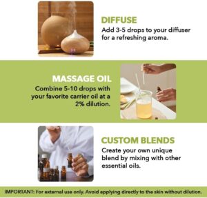 Majestic Pure Essential Oil with Glass Dropper - 100% Pure and Natural