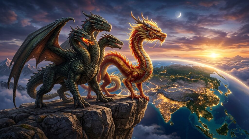 Two_dragons_looking_future_:Xi’s Diplomatic Masterclass: What This Means for the World
