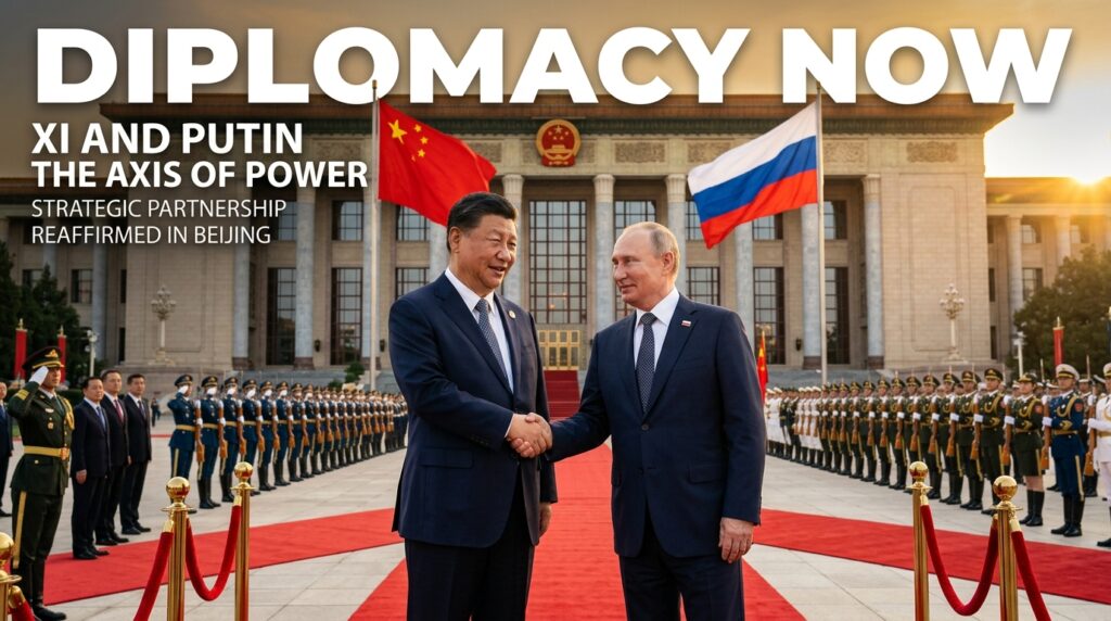 Xi’s Diplomatic Masterclass: Putin’s Warm Welcome in Beijing Right After Trump
