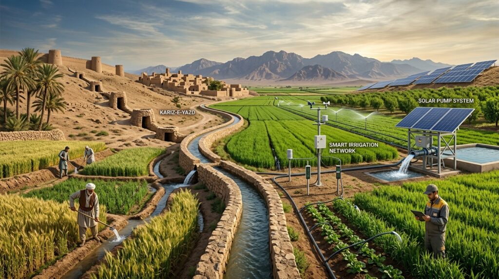 The Future of Iran:Ancient_qanat_modern_irrigation_…