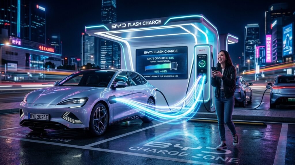 BYD_car_charging_at_station_