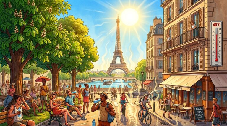 Europe’s 2026 Heatwave: Why It Feels So Bad and Simple Ways to Stay Safe: Hot_summer_day_Paris_heatwave_