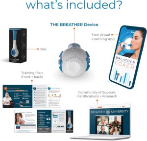 THE BREATHER │ Natural Breathing Exerciser Trainer For Drug-Free Respiratory Therapy