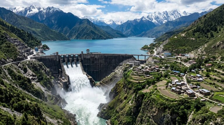 Concrete_dam_in_Tibet_mountains_