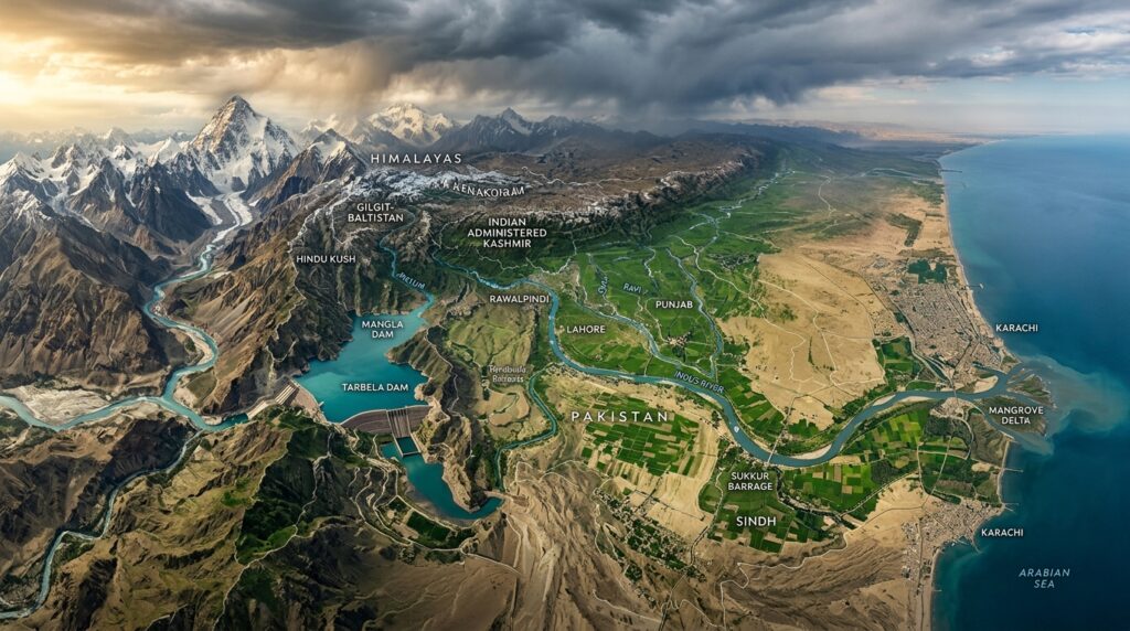 Indus_Basin_panorama_mountains_sea_