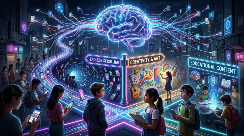 Protecting Children Online Safely: AI_controls_social_media_recomme…
