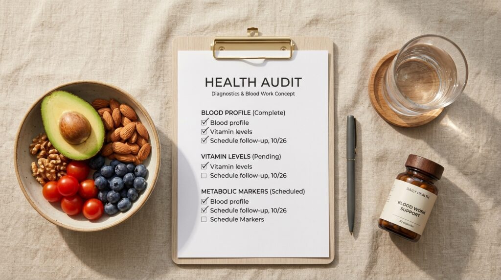 Health_audit_clipboard_and_food_
