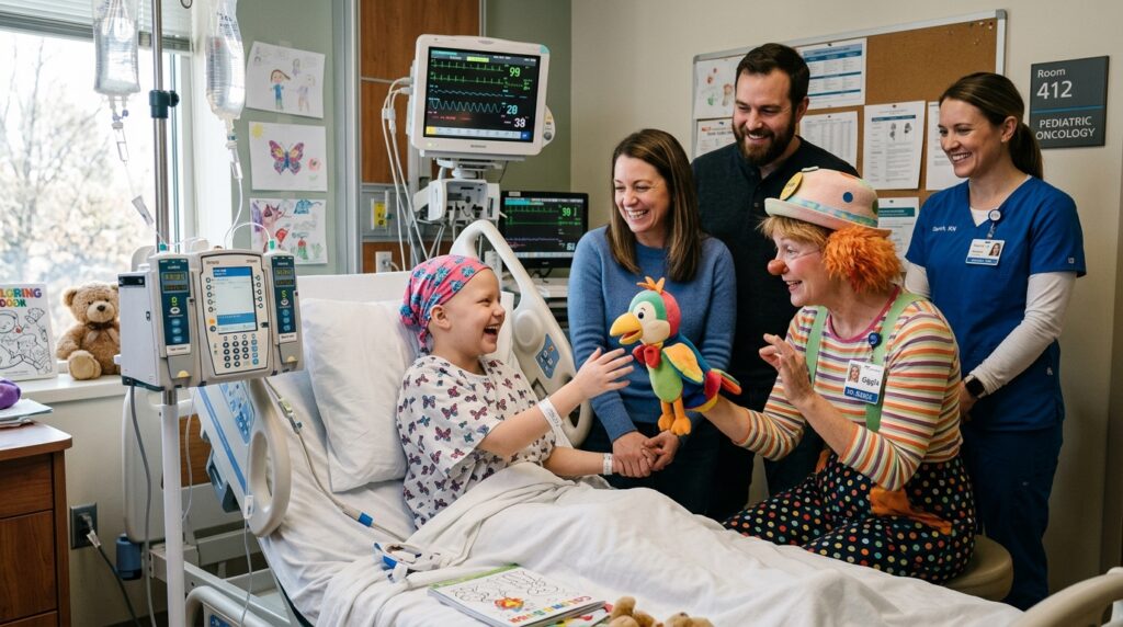 Laughter Therapy and Smile Medicine: Can a Smile Really Help Heal the Body?Medical_clown_entertaining_child_