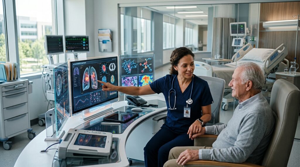 The Future Is Faster Than You Think:Physician_working_with_medical_AI