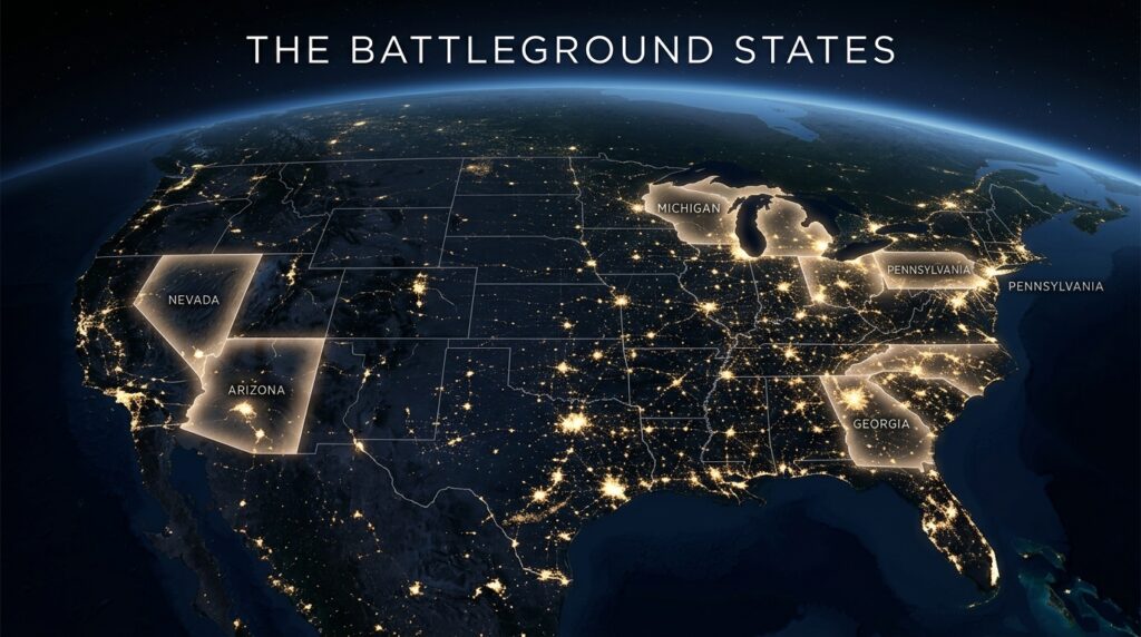 US 2026 House Battlegrounds:Satellite_view_of_United_States_