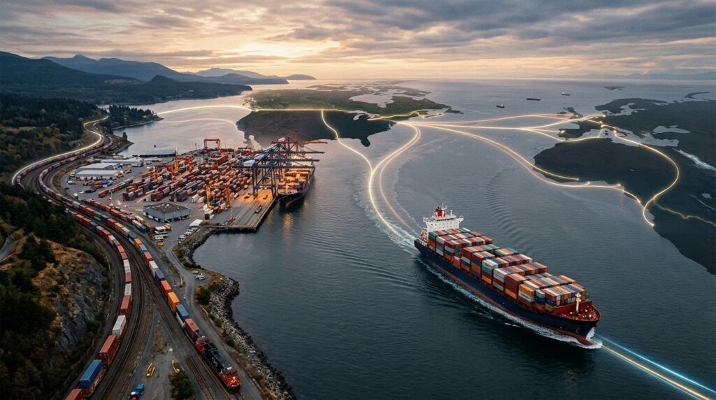 Cargo_ship_and_train_moving