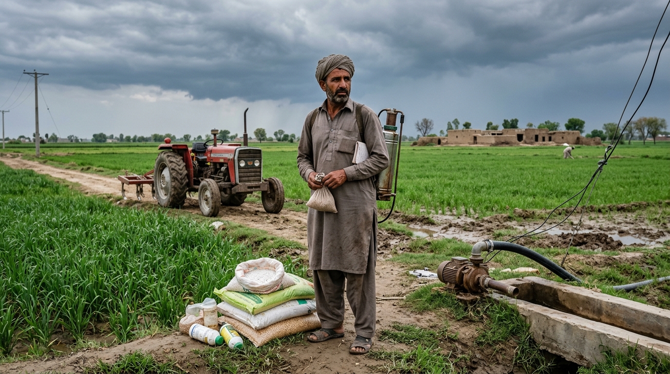 Who Controls Our Seeds Water Farms and Food?:Farmer_standing_in_agricultural_…