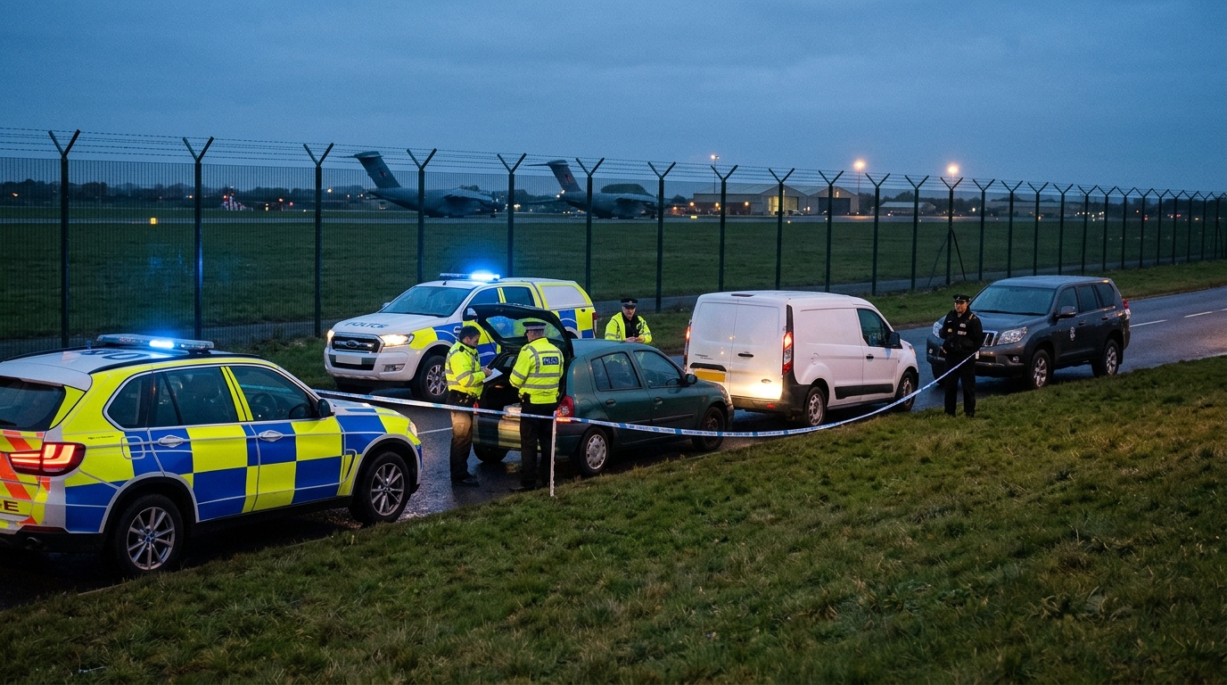 Investigation into suspected foreign involvement near RAF Fairford
