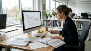 Researcher_studying_AI_output_